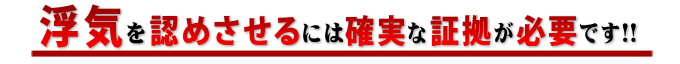 浮気調査の証拠1